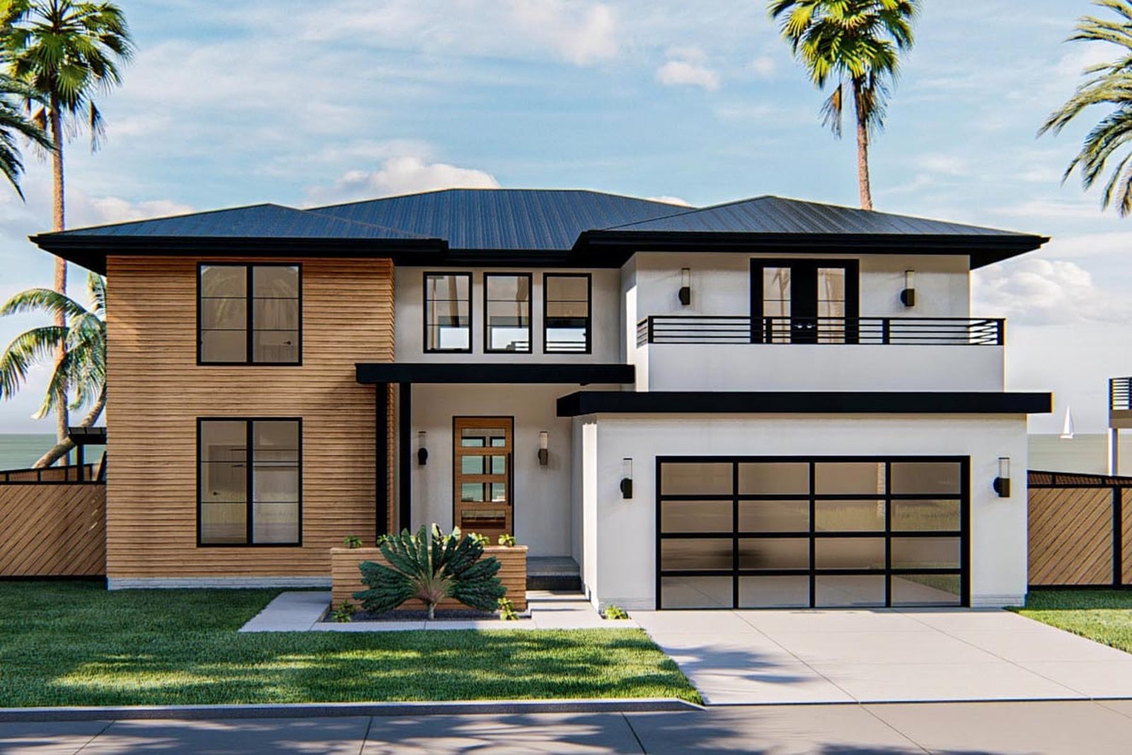 Modern plan concept